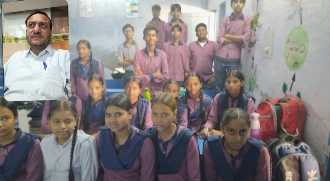 Students at Government High School, Ambala, met renowned author Ninder Ghugyanvi.